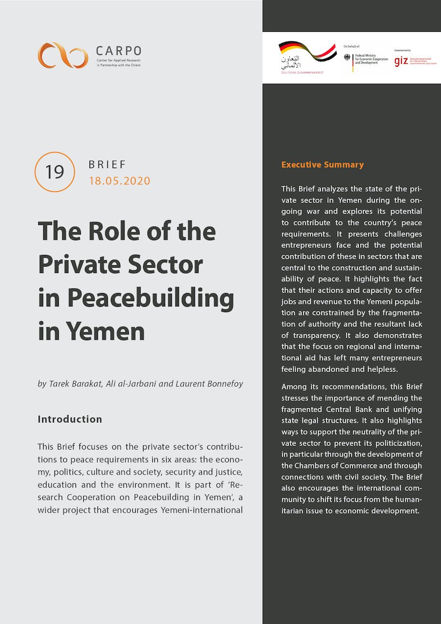 The Role of the Private Sector in Peacebuilding in Yemen