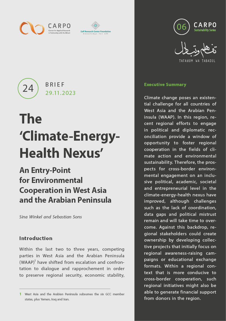 The ‘Climate-Energy-Health Nexus’